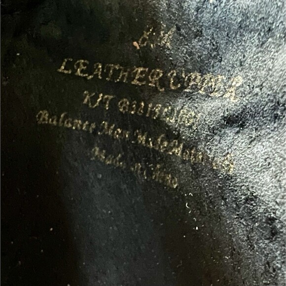 Sam Edelman Black Kit Suede Heeled  Ankle Booties Women 8 M Double Side Buckle - Picture 13 of 16